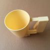 Pancake Batter Mixer Dispenser Cupcake Batter Dispenser Tool Perfect Batter Mixer for Waffles Muffin Mix Crepes Cakes - yellow