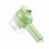 Multifunctional Electric Vegetable Slicer Kitchen Fruit Salad Cutter Carrot Potato Chopper Cutting Machine Stainless Steel Blade - USB