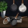 Frying Pan Set 3-Piece Nonstick Saucepan Woks Cookware Set,Heat-Resistant - Default