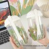 1pc Fresh Salad Cup; Keep Fit Salad Meal Shaker Cup; 1000ml/33.81oz; Portable Fruit Vegetable Milk Cup; 7.87''X2.33'' - Beige - PP