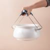 3pcs/set Kitchen Special Multi-Functional Anti-Hot Tool; Disc Clamp; Anti-hot Sleeve Heat-Insulation Gloves Kitchen Accessories - Blue Ink