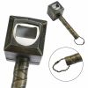 1PC Silver Beer Bottle Openers Multifunction Hammer Of Thor Shaped Beer Bottle Opener With Long Handle Bottler Metal Opener Beer - Gold