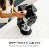 Dualbrew Specialty Coffee System, Single-Serve, K-Cup Pod Compatible, 12-Cup Drip Coffee Maker - Black