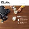 K-Latte Single Serve K-Cup Coffee and Latte Maker, Black - Black