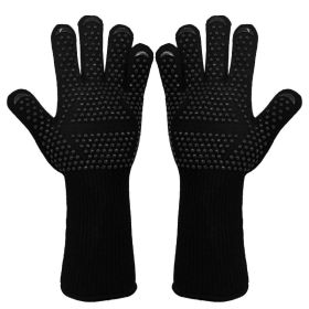 Spot Heat Insulation Barbecue Kitchen Baking Thick And High Temperature Resistant Oven Anti-scald Microwave Oven Gloves (Option: 8style-Average Size-21style)